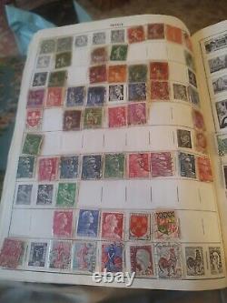 Grand Worldwide Stamp Collection In He Harris 1969 Explorer Album. Great One