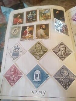 Grand Worldwide Stamp Collection In He Harris 1969 Explorer Album. Great One