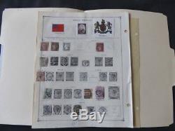 Great Britain 1840-1884 Mint/Used Stamp Collection on Scott Intl Album Pages