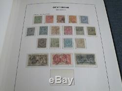 Great Britain 1840 -1970 Collection In Stanley Gibbons Davo Luxury Album