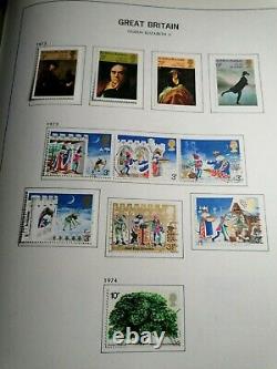 Great Britain 1840-1976 VERY NICE LARGE COLLECTION IN DAVO ALBUM MH + USED