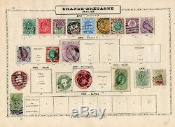 Great Britain 1841/1929 Old Used Collect. On Album Pages, Good Values, CV 4660