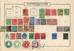 Great Britain 1841/1929 Old Used Collect. On Album Pages, Good Values, CV 4660