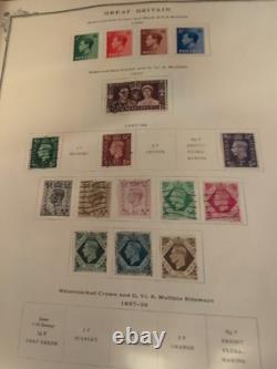 Great Britain. British Colonies Stamps Collection In HUGE 1954 Scott Album 1850s+