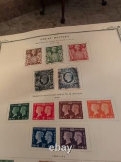 Great Britain. British Colonies Stamps Collection In HUGE 1954 Scott Album 1850s+