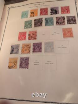 Great Britain. British Colonies Stamps Collection In HUGE 1954 Scott Album 1850s+