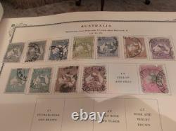 Great Britain. British Colonies Stamps Collection In HUGE 1954 Scott Album 1850s+