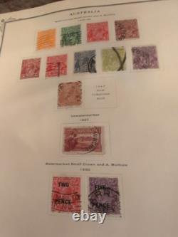 Great Britain. British Colonies Stamps Collection In HUGE 1954 Scott Album 1850s+