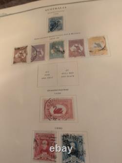 Great Britain. British Colonies Stamps Collection In HUGE 1954 Scott Album 1850s+