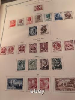 Great Britain. British Colonies Stamps Collection In HUGE 1954 Scott Album 1850s+