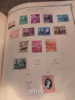 Great Britain. British Colonies Stamps Collection In HUGE 1954 Scott Album 1850s+