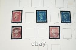 Great Britain Collection Of 1,100+ Stamps Mint & Used Stored In Stanley Album