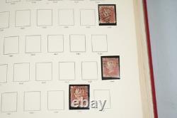 Great Britain Collection Of 1,100+ Stamps Mint & Used Stored In Stanley Album