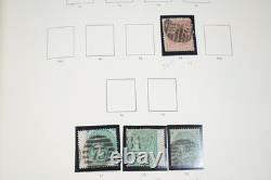 Great Britain Collection Of 1,100+ Stamps Mint & Used Stored In Stanley Album