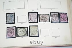 Great Britain Collection Of 1,100+ Stamps Mint & Used Stored In Stanley Album