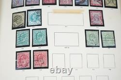 Great Britain Collection Of 1,100+ Stamps Mint & Used Stored In Stanley Album