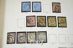 Great Britain Collection Of 1,100+ Stamps Mint & Used Stored In Stanley Album
