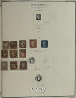 Great Britain Stamp Collection Scott Album Victoria Up Scott Value $22,000+