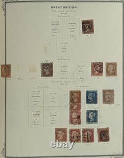 Great Britain Stamp Collection Scott Album Victoria Up Scott Value $22,000+