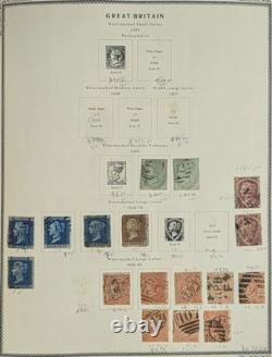Great Britain Stamp Collection Scott Album Victoria Up Scott Value $22,000+