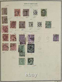 Great Britain Stamp Collection Scott Album Victoria Up Scott Value $22,000+