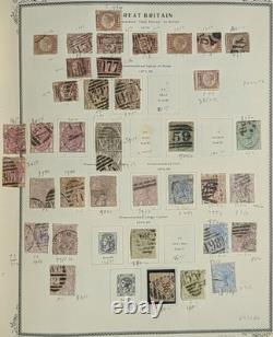 Great Britain Stamp Collection Scott Album Victoria Up Scott Value $22,000+