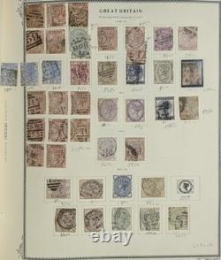 Great Britain Stamp Collection Scott Album Victoria Up Scott Value $22,000+