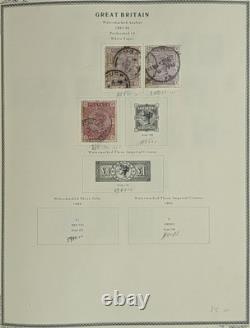 Great Britain Stamp Collection Scott Album Victoria Up Scott Value $22,000+