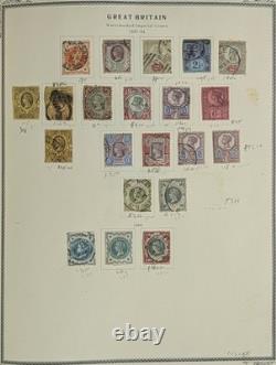 Great Britain Stamp Collection Scott Album Victoria Up Scott Value $22,000+