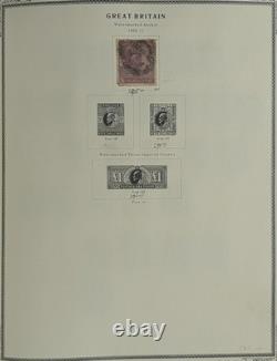 Great Britain Stamp Collection Scott Album Victoria Up Scott Value $22,000+