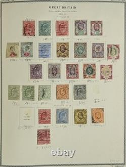 Great Britain Stamp Collection Scott Album Victoria Up Scott Value $22,000+