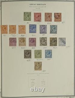 Great Britain Stamp Collection Scott Album Victoria Up Scott Value $22,000+