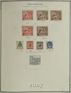 Great Britain Stamp Collection Scott Album Victoria Up Scott Value $22,000+