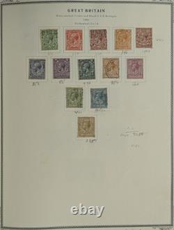 Great Britain Stamp Collection Scott Album Victoria Up Scott Value $22,000+