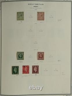 Great Britain Stamp Collection Scott Album Victoria Up Scott Value $22,000+