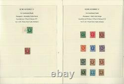 Great Britain Stamp Collection in Safe Dual Album, 1934-51, Specialized, JFZ