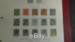 Great Britain stamp collection in Gibbons album with 800 or so stamps to'80