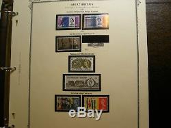 Great Britain stamp collection in Scott specialty album