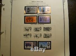 Great Britain stamp collection in Scott specialty album