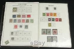 Great Cook Islands Stamp Collection Lot Album Pages Early Mint High CV 1892-1967