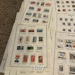 Great Us Stamp Lot On Harris Album Pages. Could Be An Amazing Present Gift Idea