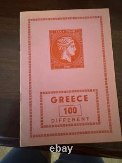 Greece 100 All Different Used Postage Stamps Collection Hermes Multi Year album