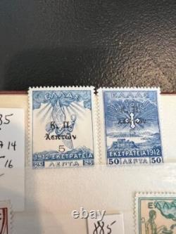 Greece stamp collection album