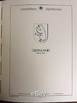 Greenland 1938-2001 100% compl MNH collection in album incl. 1945 liberation set