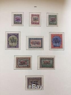 Greenland 1938-2001 100% compl MNH collection in album incl. 1945 liberation set