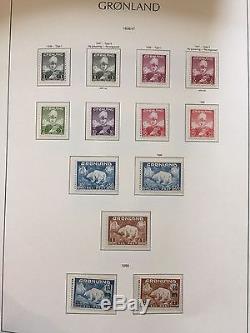 Greenland 1938-2001 100% compl MNH collection in album incl. 1945 liberation set