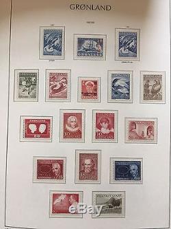 Greenland 1938-2001 100% compl MNH collection in album incl. 1945 liberation set