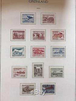 Greenland 1938-2001 100% compl MNH collection in album incl. 1945 liberation set