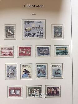 Greenland 1938-2001 100% compl MNH collection in album incl. 1945 liberation set