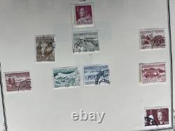 Greenland Stamp Collection 1938-1970s 5 Album Pages Pakke-Porto Used Mint
